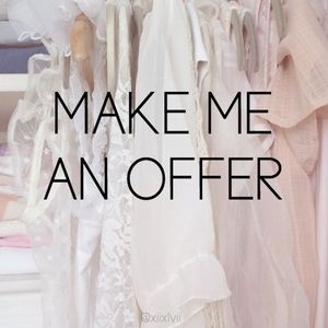 💞🛍Offers are always welcome! 🛍💞